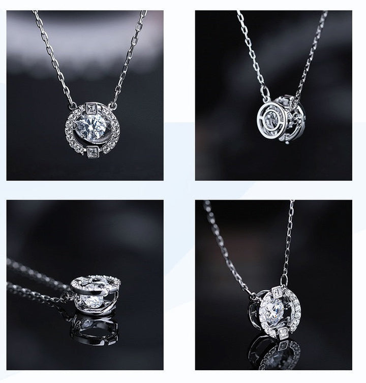 18K GOLD PLATED OR RHODIUM PLATED UNIQUE MINIMALIST NECKLACE WITH 5A GRADE CZ GEMSTONE FOR ANNIVERSARY GIFT FOR HER BIRTHDAY GIFT IDEA FOR DAILY OUTFIT GIFT FOR WIFE