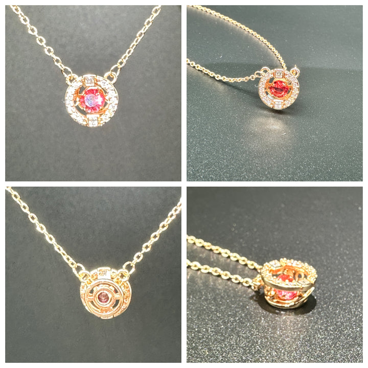 18K GOLD PLATED OR RHODIUM PLATED UNIQUE MINIMALIST NECKLACE WITH 5A GRADE CZ GEMSTONE FOR ANNIVERSARY GIFT FOR HER BIRTHDAY GIFT IDEA FOR DAILY OUTFIT GIFT FOR WIFE