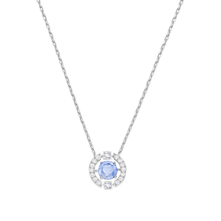 18K GOLD PLATED OR RHODIUM PLATED UNIQUE MINIMALIST NECKLACE WITH 5A GRADE CZ GEMSTONE FOR ANNIVERSARY GIFT FOR HER BIRTHDAY GIFT IDEA FOR DAILY OUTFIT GIFT FOR WIFE