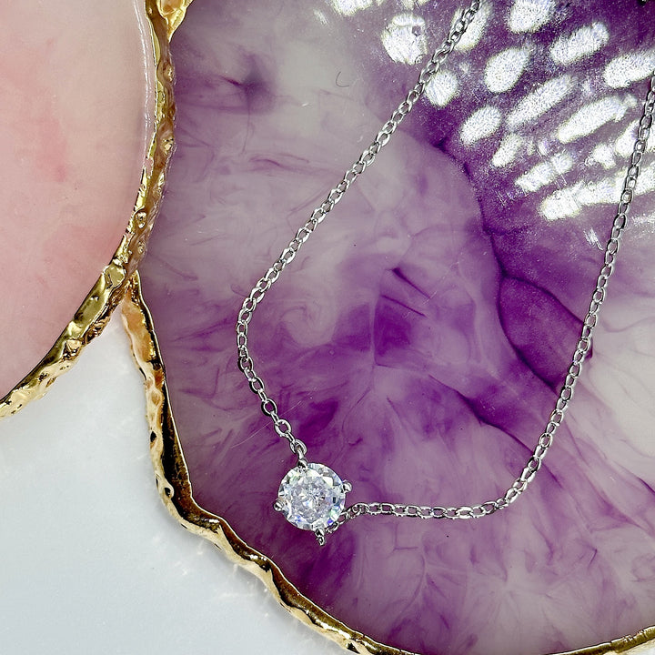 ADJUSTABLE ALLURING ILLUMINATED BRACELET IN ROSE GOLD, 18K GOLD-PLATED, AND STERLING SILVER WITH A SINGLE CRYSTAL AND 5A GRADE CZ STONE