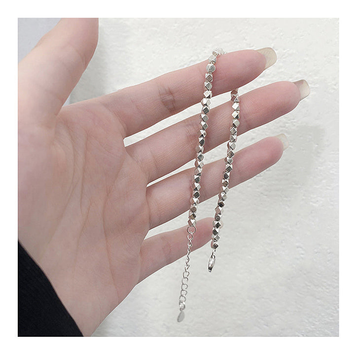 IRREGULAR S925 STERLING SILVER BRACELET GIFT FOR HER BIRTHDAY GIFT IDEA FOR ANNIVERSARY