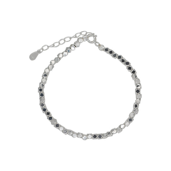 IRREGULAR S925 STERLING SILVER BRACELET GIFT FOR HER BIRTHDAY GIFT IDEA FOR ANNIVERSARY